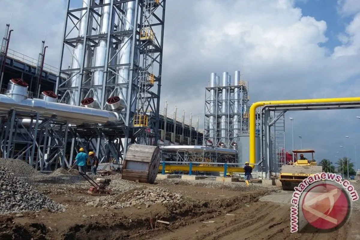 Peresmian LNG Hub PT Perta Arun Gas di Lhokseumawe, Aceh