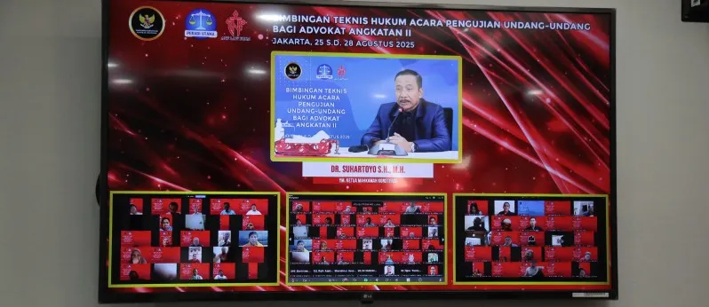 Ketua MK Bahas Kewenangan dan Proses Pengujian Undang-Undang