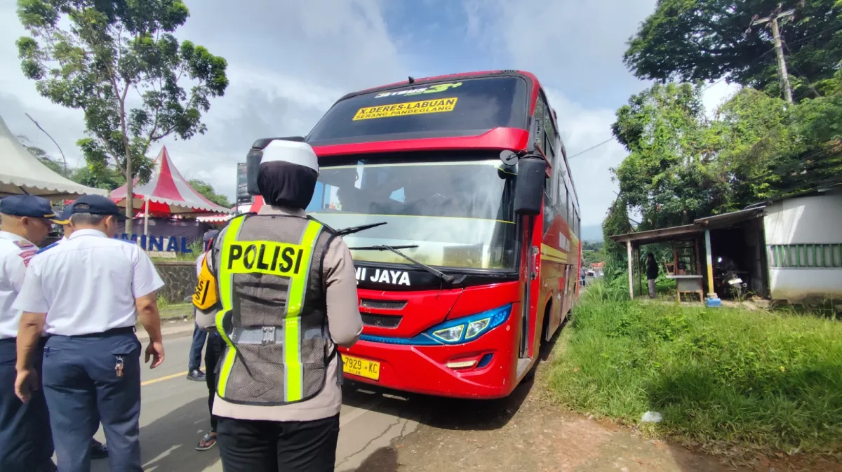 Ramp Check Kendaraan Umum di Pandeglang Tingkatkan Keselamatan Lalu Lintas