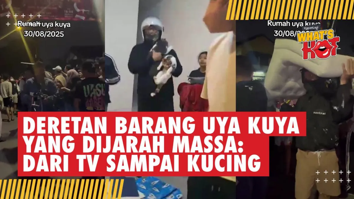 Massa Serang Rumah Uya Kuya, Beberapa Barang Berharga Dijarah