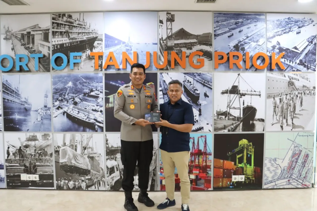 Kapolres Priok Bahas Keamanan dan Diskon Barang Nataru di Pelindo 2