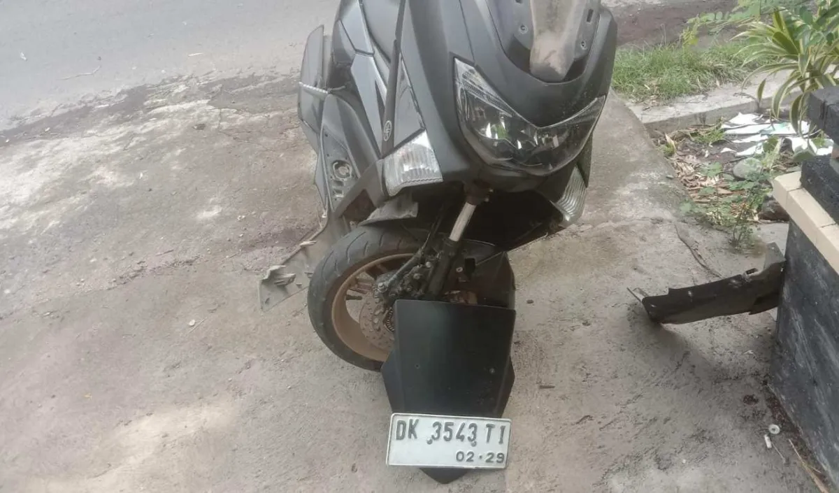 Kecelakaan Lalu Lintas Melibatkan Dua Sepeda Motor di Jalur Kubu Karangasem