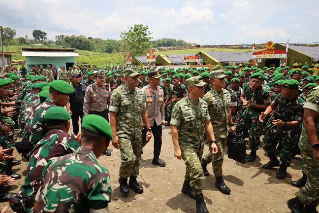 Kapolres Tulungagung Sambut Kunjungan Wakil Panglima TNI