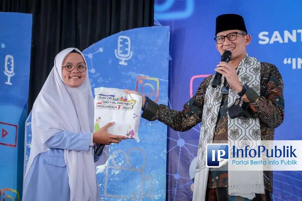 Santri Didorong Jadi Entrepreneur Digital melalui Pelatihan Kreatif
