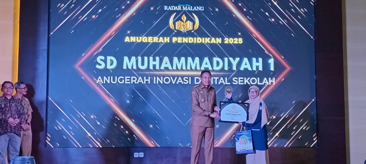 SD Muhammadiyah 1 Malang Terima Anugerah Inovasi Digital Pendidikan