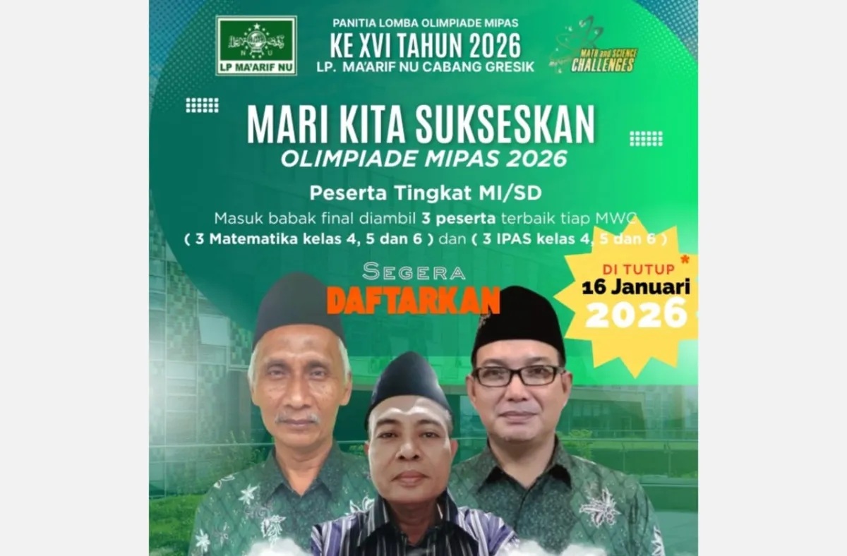 Olimpiade MIPAS XVI 2026: Meningkatkan Kualitas Akademik Siswa dalam Rangka Harlah 1 Abad NU