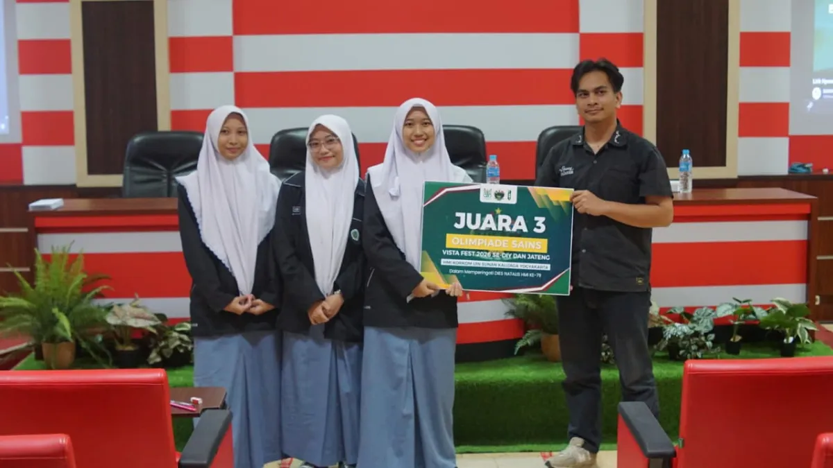Tim MAN 1 Yogyakarta Sabet Juara Tiga di Olimpiade Sains VISTA FEST 2026