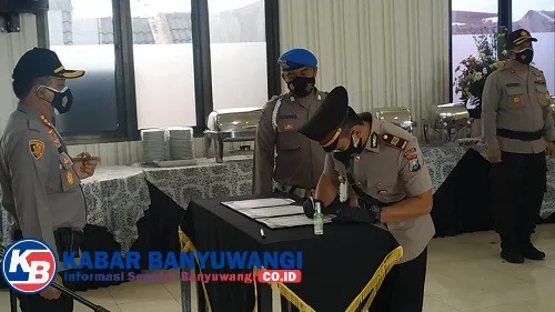 Mutasi Dua Pejabat Utama Polresta Banyuwangi Awal Tahun 2021