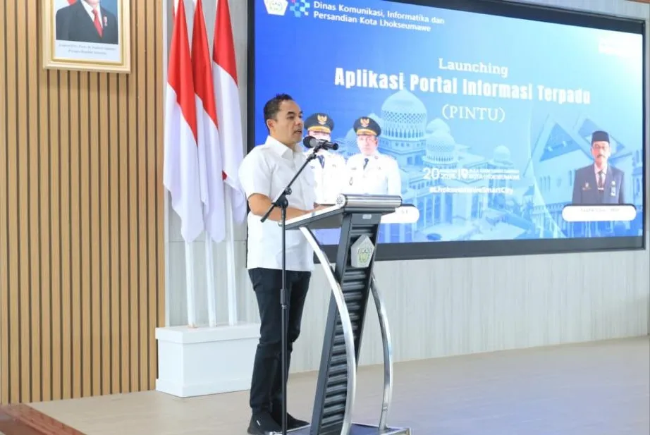 Pemko Lhokseumawe Luncurkan Aplikasi Portal Informasi Terpadu