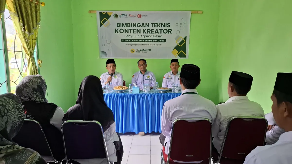 Bimtek Kreativitas Digital Tingkatkan Kapasitas Penyuluh Agama di Enrekang
