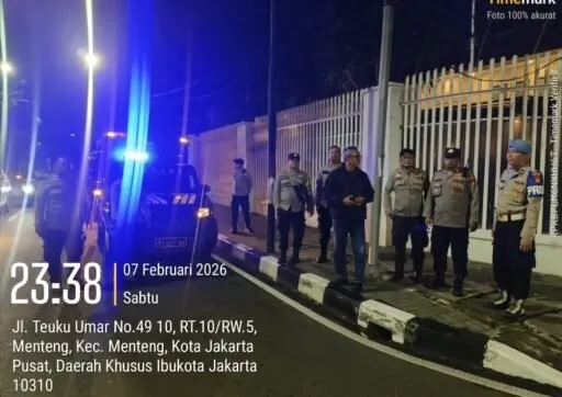 Polsek Metro Menteng Intensifkan Patroli Malam untuk Jaga Keamanan