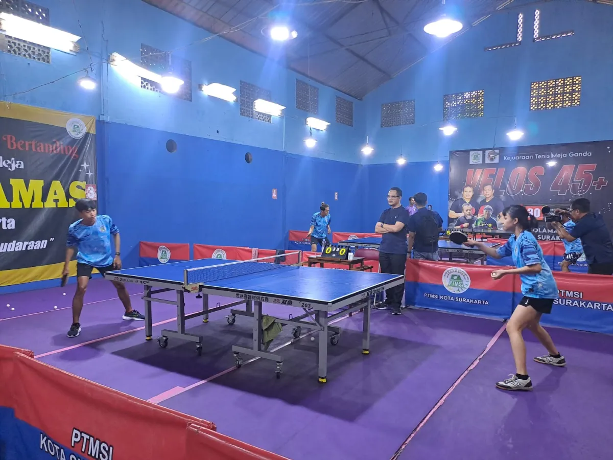 KONI Surakarta Kunjungi Atlet Tenis Meja, Targetkan Runner Up Porprov 2026