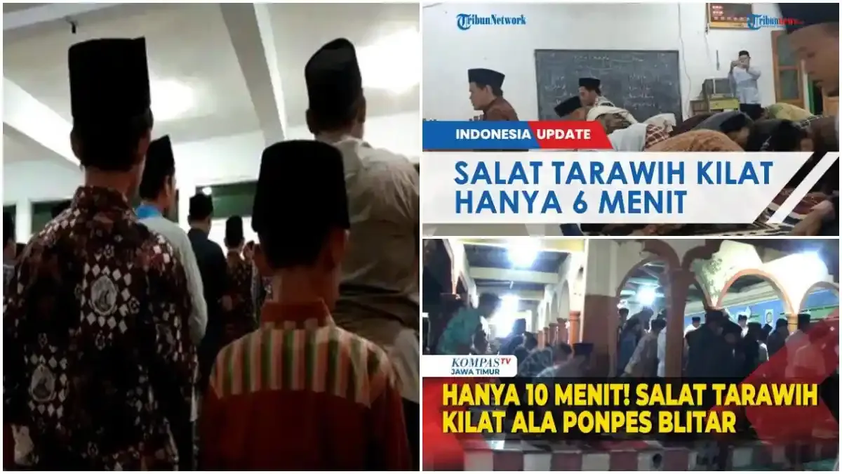 Tradisi Salat Tarawih Kilat di Indramayu dan Blitar: Menyajikan Ibadah dalam Waktu Singkat