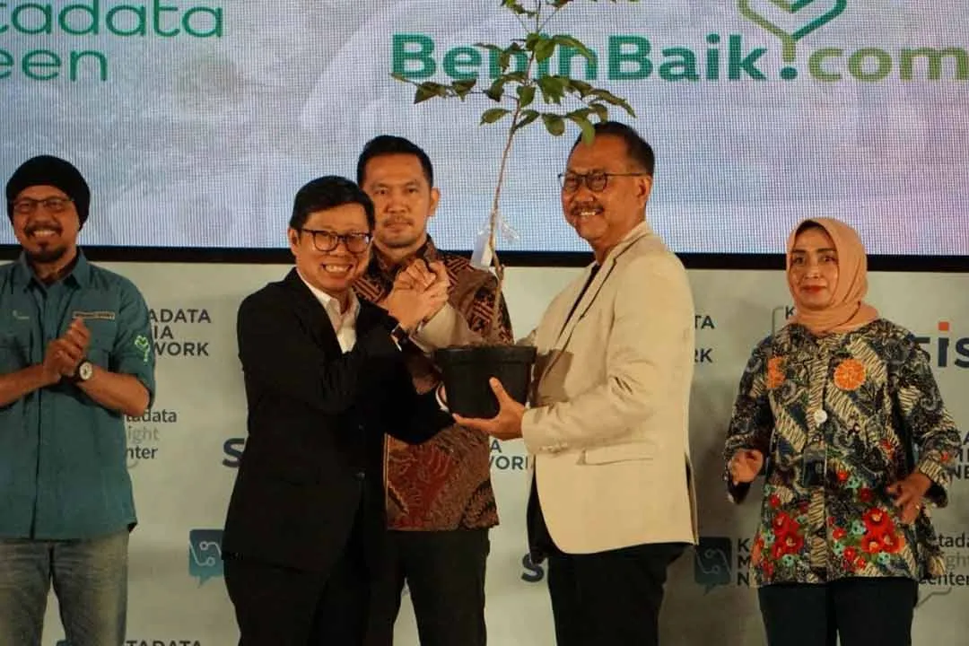 Peluncuran Gerakan Sabuk Hijau Nusantara oleh OIKN dan Katadata