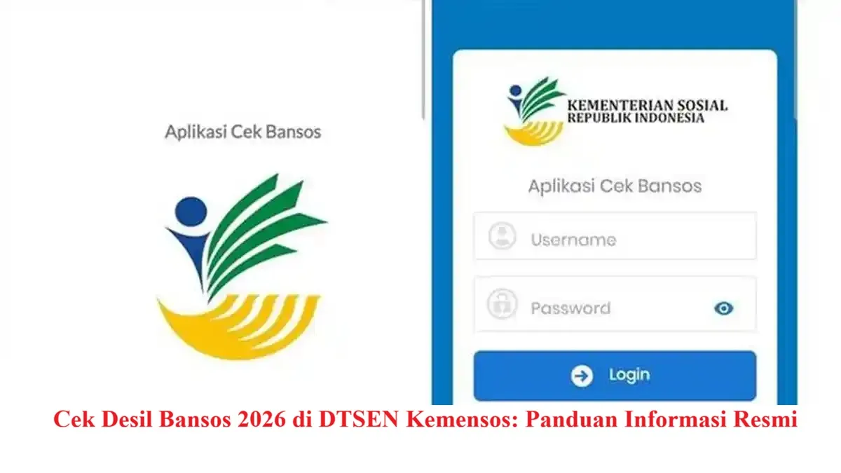 Panduan Cek Desil Bansos 2026 di DTSEN Kemensos