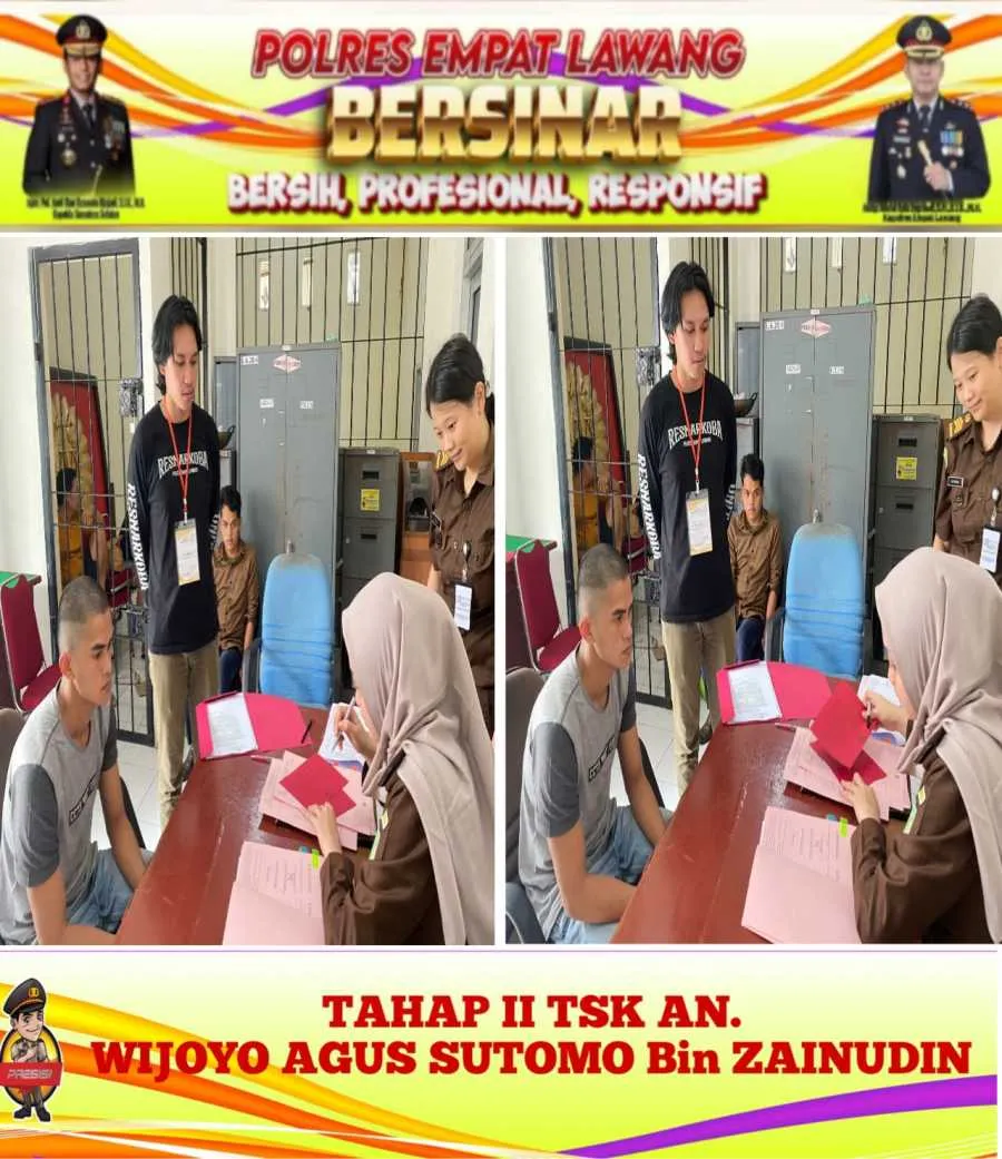 Tersangka Kasus Sabu Diteruskan ke Penuntutan oleh Kejaksaan Negeri Empat Lawang