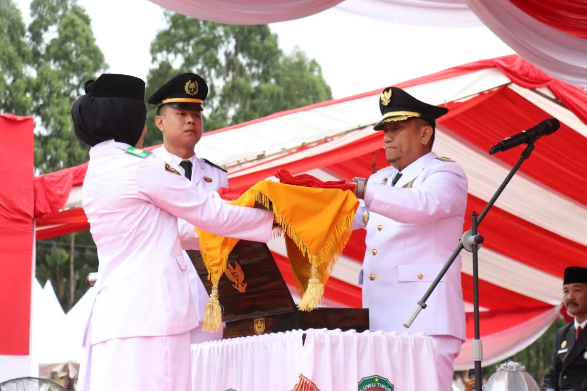 Perayaan HUT ke-80 Kemerdekaan RI di Luwu Timur: Momen Khidmat dan Meriah
