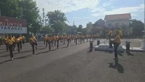 Polres Pasuruan Gelar Olahraga Bersama Tingkatkan Kebugaran dan Soliditas Anggota