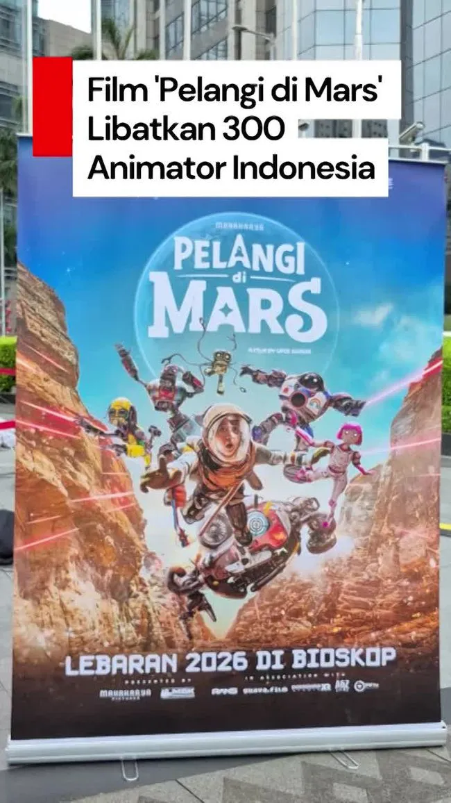 Film Pelangi di Mars Siap Tayang Lebaran 2026 dengan 300 Animator Terlibat