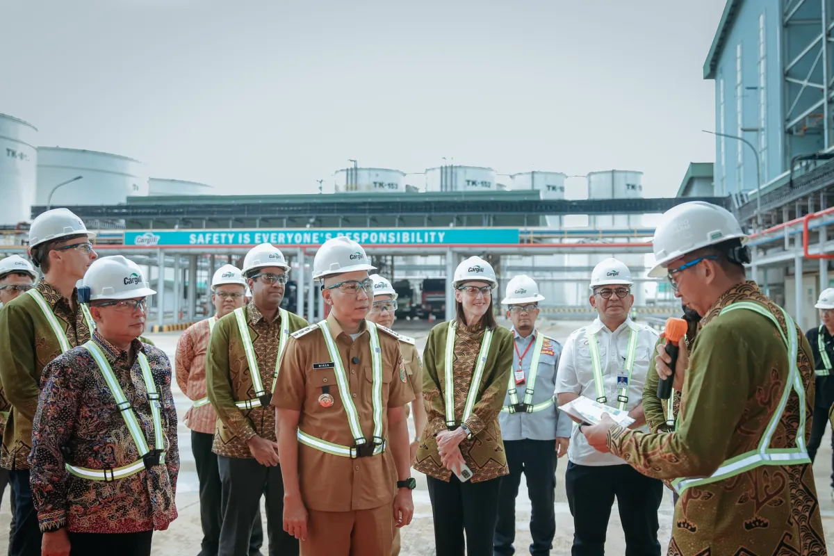 Lampung Resmi Miliki Pabrik Penyulingan Minyak Sawit Skala Global dengan Investasi Rp3,3 Triliun dari Cargill