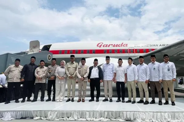 Garuda Indonesia Sumbangkan Pesawat untuk Latihan Jemaah Haji di Aceh
