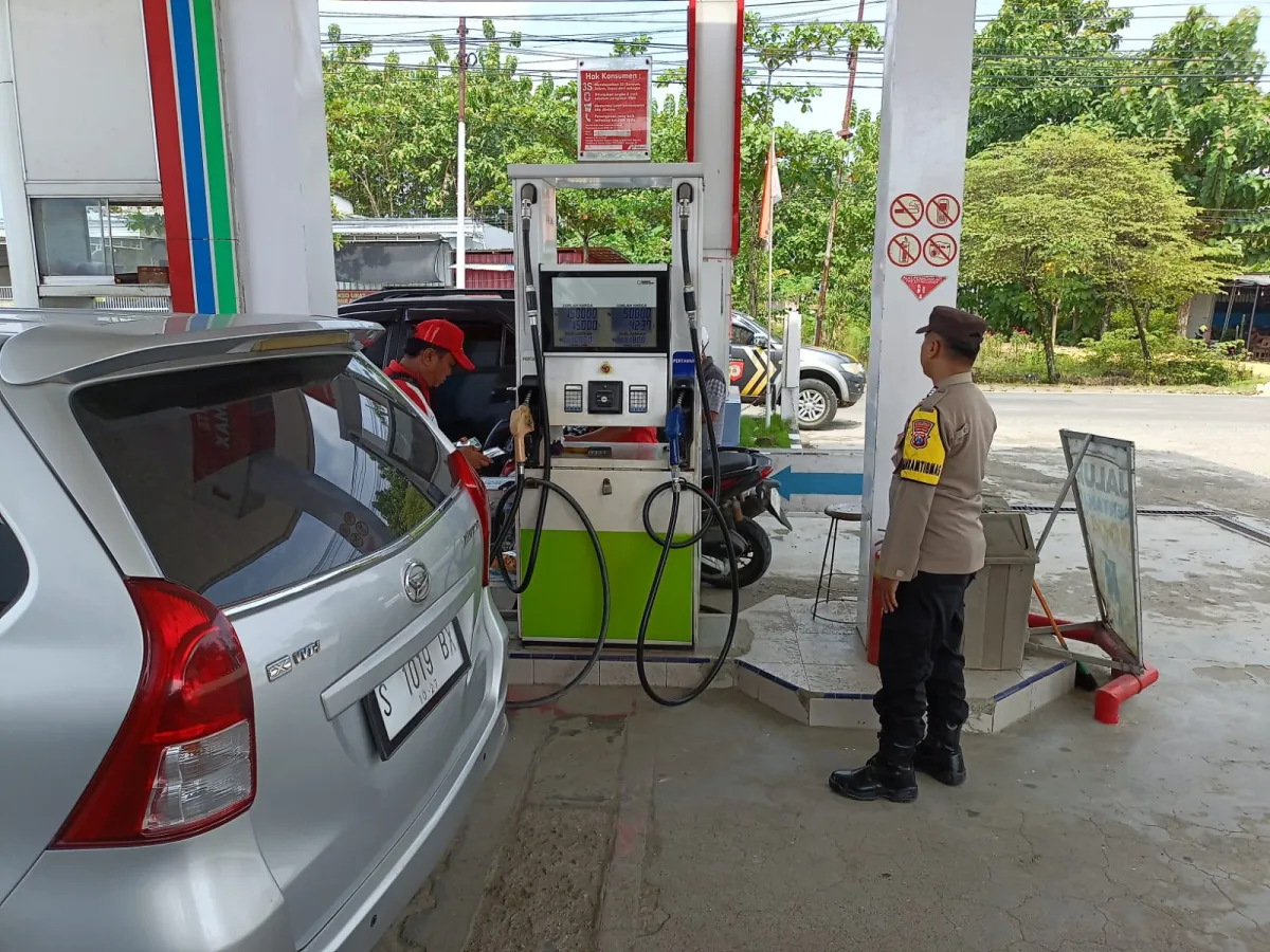 Polsek Dander Lakukan Patroli di SPBU untuk Cegah Kriminalitas