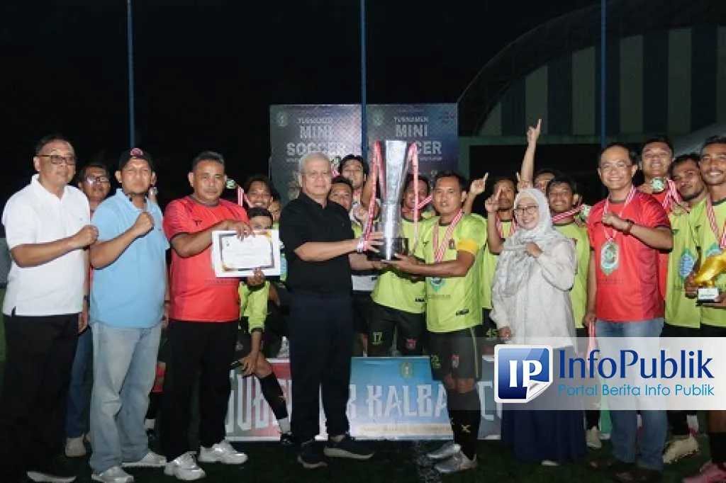 Turnamen Mini Soccer ASN Kalbar Tingkatkan Kebugaran dan Solidaritas