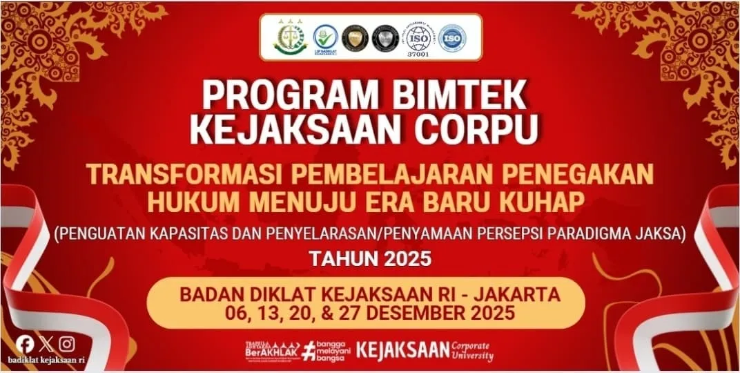Badiklat Kejaksaan Siapkan Aparatur Hadapi Era Baru KUHAP 2026