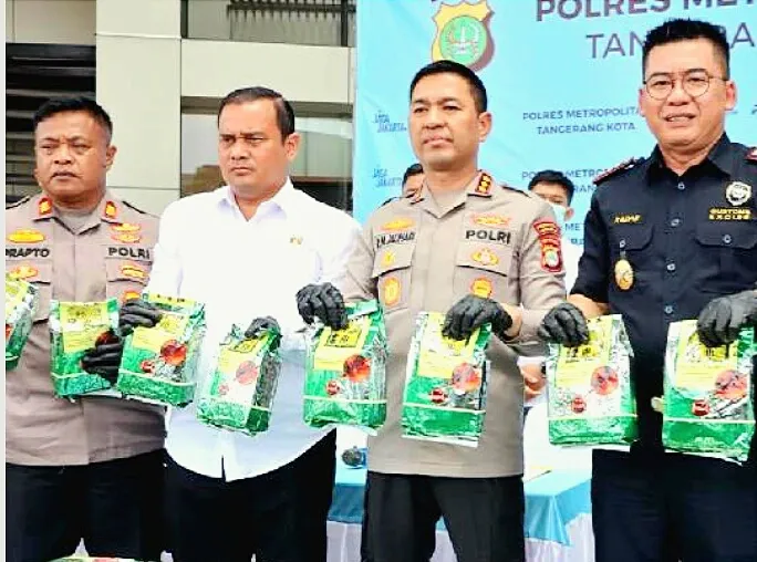 Polres Metro Tangerang Gagalkan Peredaran 25 Kg Sabu Jaringan Internasional