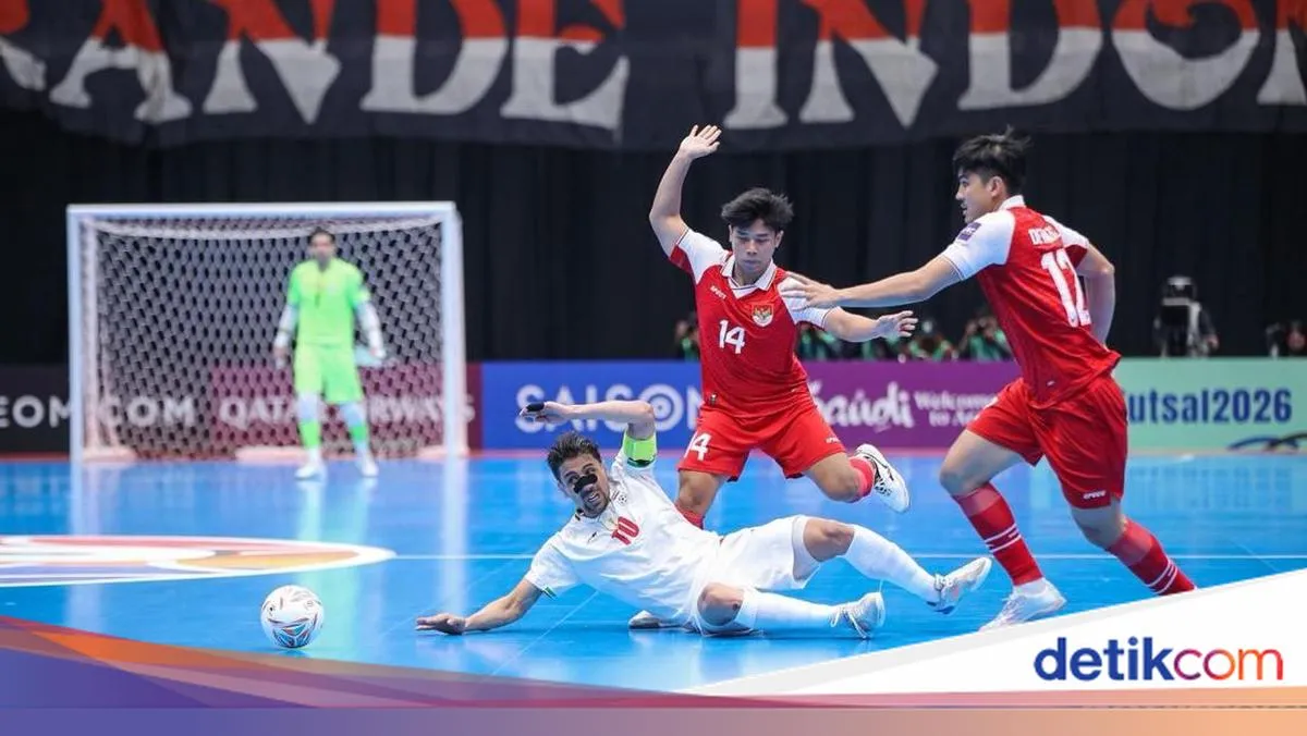 Indonesia dan Iran Sama Kuat 4-4 di Final Piala Asia Futsal