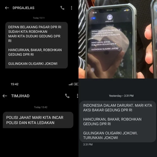 Aksi Unjuk Rasa di Depan KPU: Keluhan Sinyal dan Pesan Provokatif