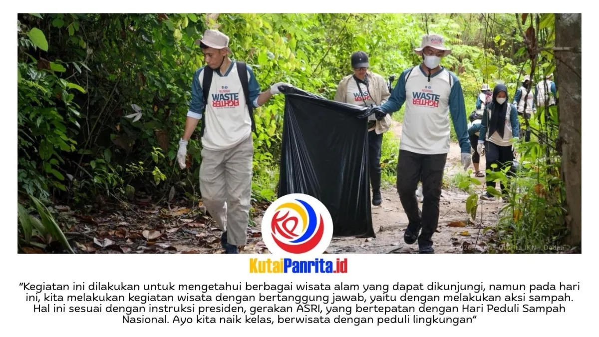 Otorita IKN Gelar Aksi Bersih Sampah di Wisata Alam untuk Hari Peduli Sampah Nasional