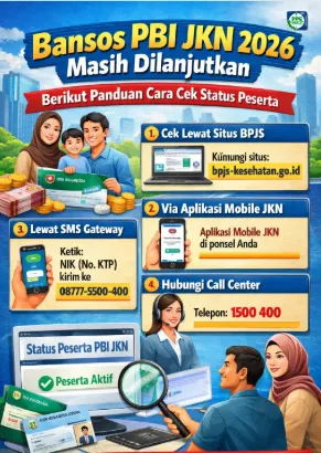 Cek Status Peserta Bansos PBI JKN 2026 untuk Layanan Kesehatan