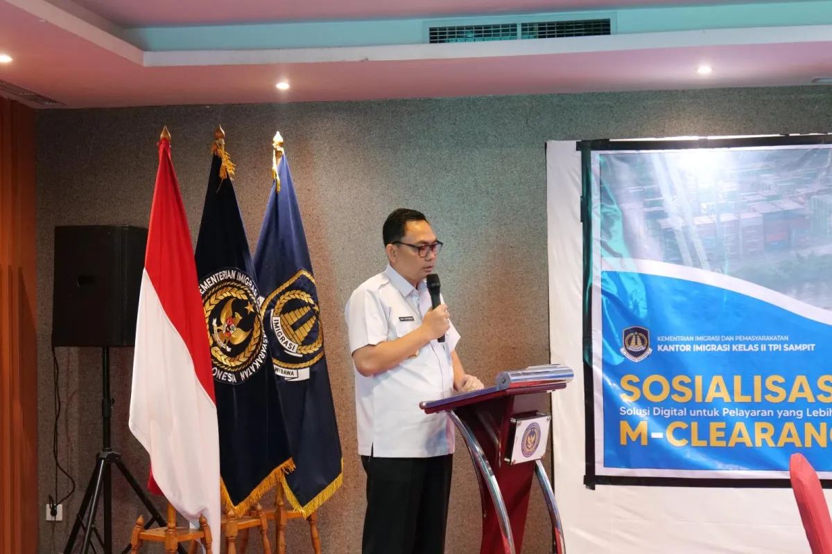 Kantor Imigrasi Sampit Luncurkan Aplikasi M-Clearance ISam untuk Efisiensi Layanan Kapal