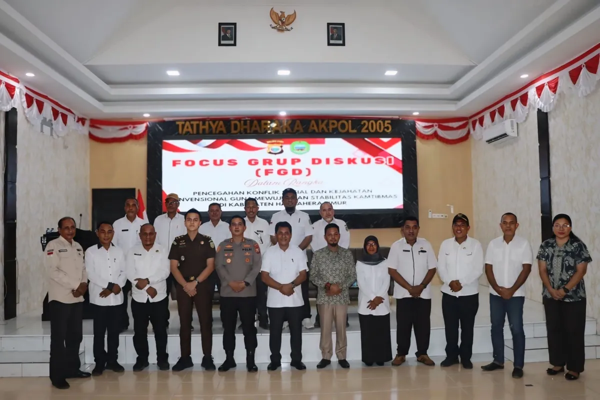 Polres Halmahera Timur Gelar FGD untuk Cegah Konflik dan Kejahatan Jelang Nataru 2026