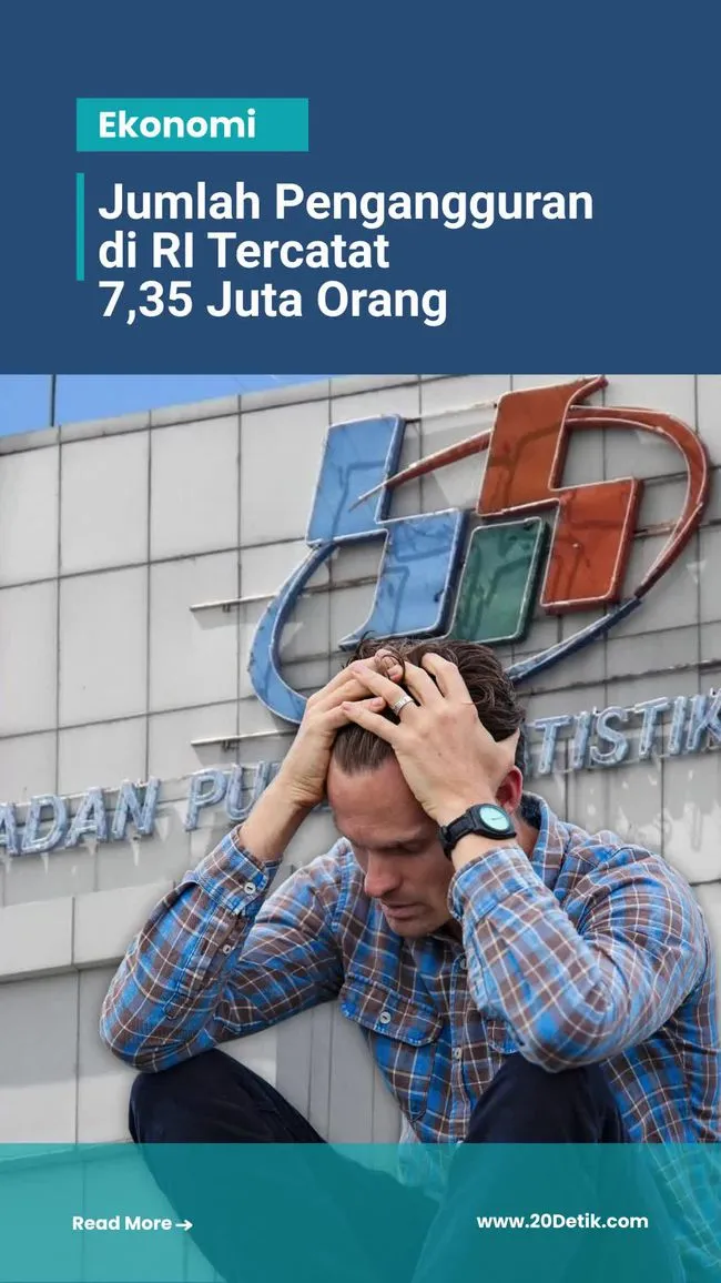 Pengangguran di Indonesia Turun Menjadi 7,35 Juta per November 2025
