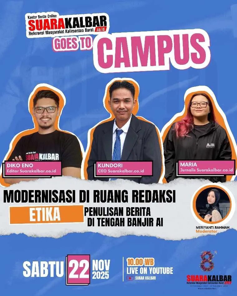 Suarakalbar.co.id Gelar Webinar tentang Tantangan Media Digital dan Etika Penulisan Berita