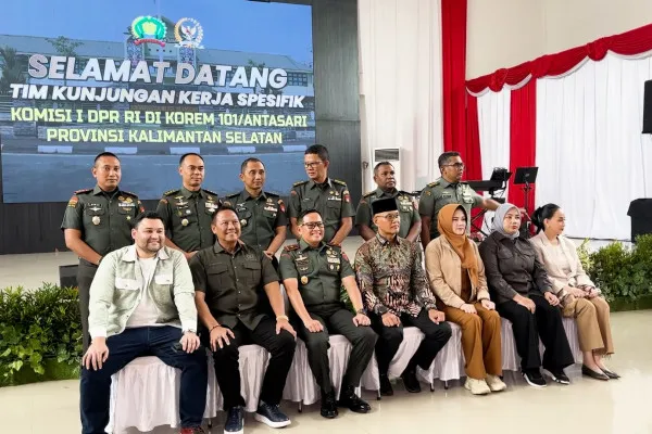 Komisi I DPR RI Tinjau Kesiapan di Korem 101 Antasari
