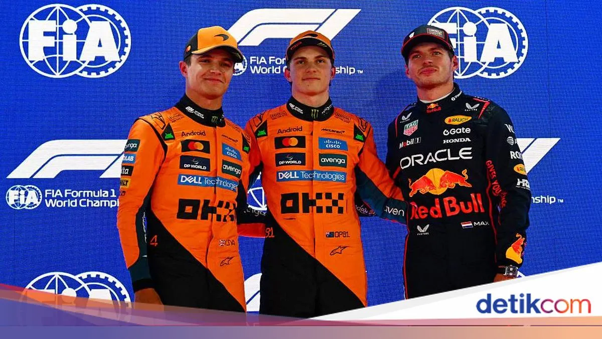Syarat Juara Dunia F1 2025: Norris, Piastri, dan Verstappen di Abu Dhabi