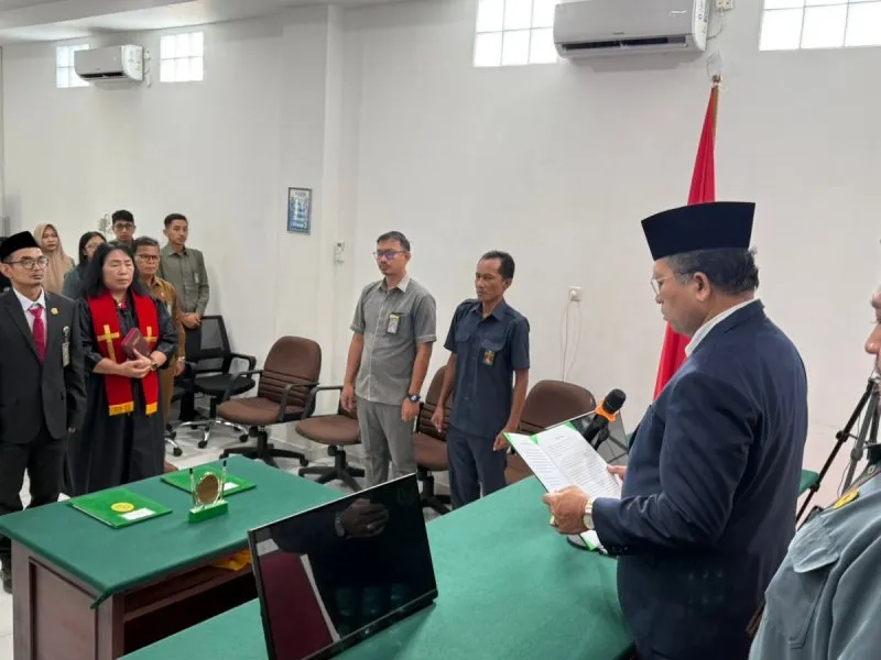 Pelantikan Panitera Pengganti Perkuat Organisasi Peradilan Kaltara