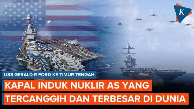 USS Gerald R Ford, Kapal Induk Nuklir AS, Menuju Timur Tengah