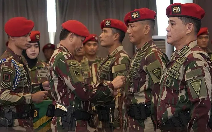 Pelantikan Lima Pejabat Utama Kopassus TNI AD