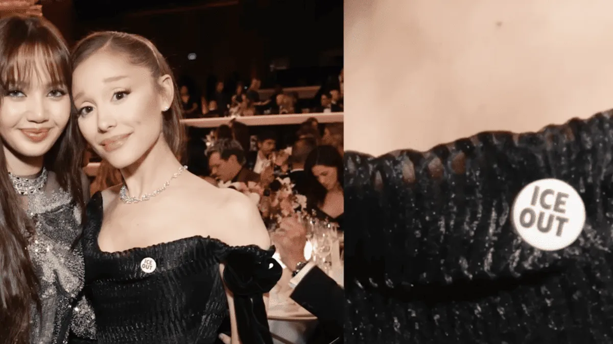 Artis Dunia Bersatu Kenakan Pin 'ICE Out' di Grammy dan Golden Globes 2026