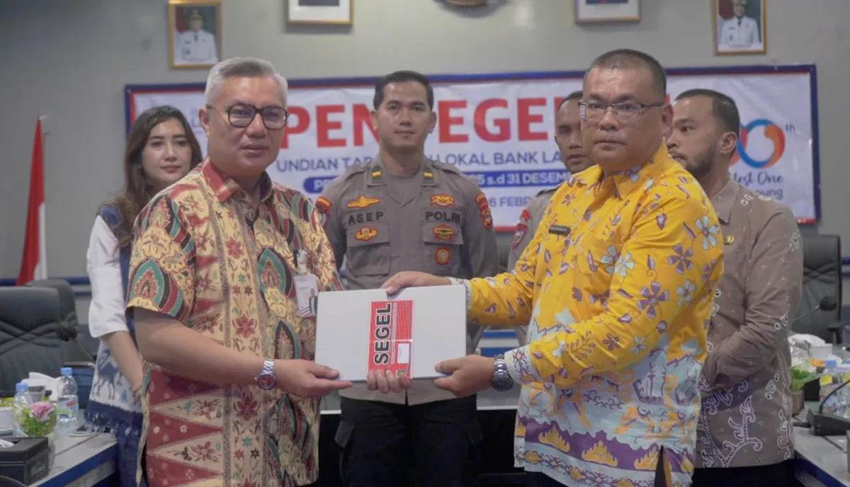 Bank Lampung Segel Alat Undian untuk Pastikan Transparansi Proses