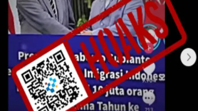 Hoaks: Presiden Prabowo Tidak Terima Tawaran Migrasi 10 Juta WNI ke Jepang