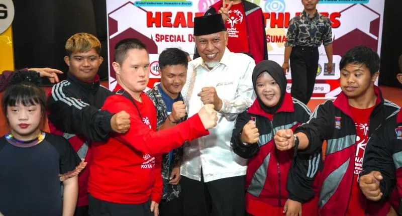 Gubernur Mahyeldi Dukung Atlet Disabilitas Intelektual Melalui Program Healthy Athletes
