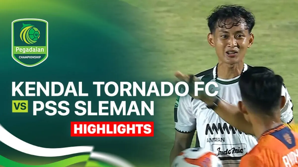Kendal Tornado FC Lawan PSS Sleman di Pegadaian Championship 2025