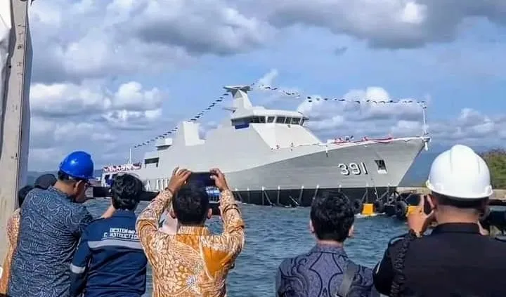 PT Daya Radar Utama Luncurkan Kapal OPV 90M Pertama untuk TNI AL