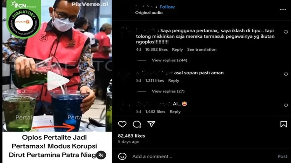 Fakta Video Riva Siahaan: Tidak Ada Oplosan Pertalite ke Pertamax