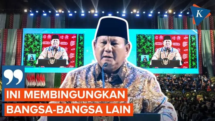 Prabowo: Kebahagiaan Indonesia Mengharukan dan Menjadi Inspirasi bagi Bangsa Lain